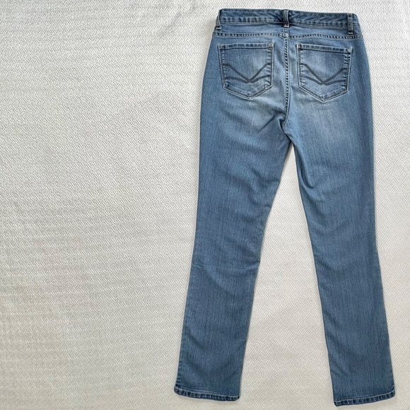 Vintage American Boho Straight Light Blue Jeans, Women's Size 28 L32 - Picture 3 of 8